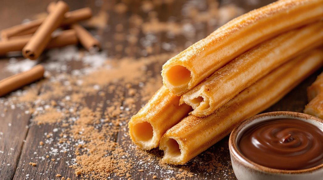 churros delicious sweet treats