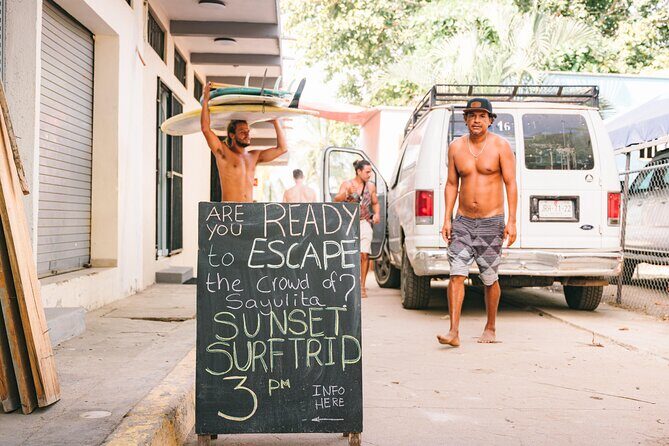 From Sayulita: Surf Trip to La Lancha Beach -all ages & levels - What’s Included and What’s Not
