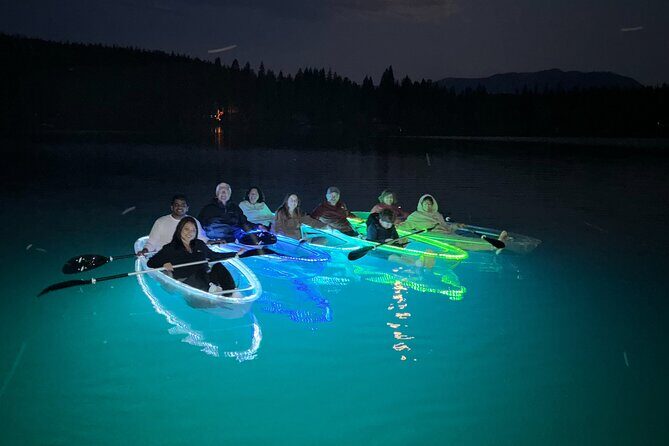 LED Illuminated Sunset Clear Kayak Tour //Kalispell, MT// - The Sum Up